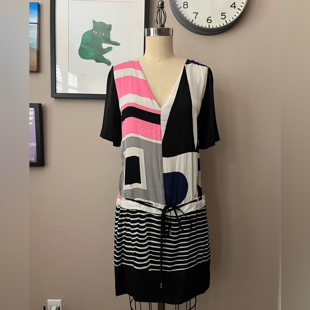Diane Von Furstenberg Multicolor Striped Dress